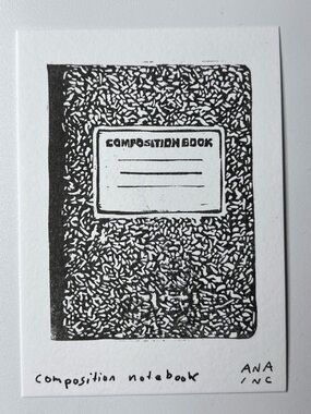 Anastasia Inciardi Composition Notebook Mini Print